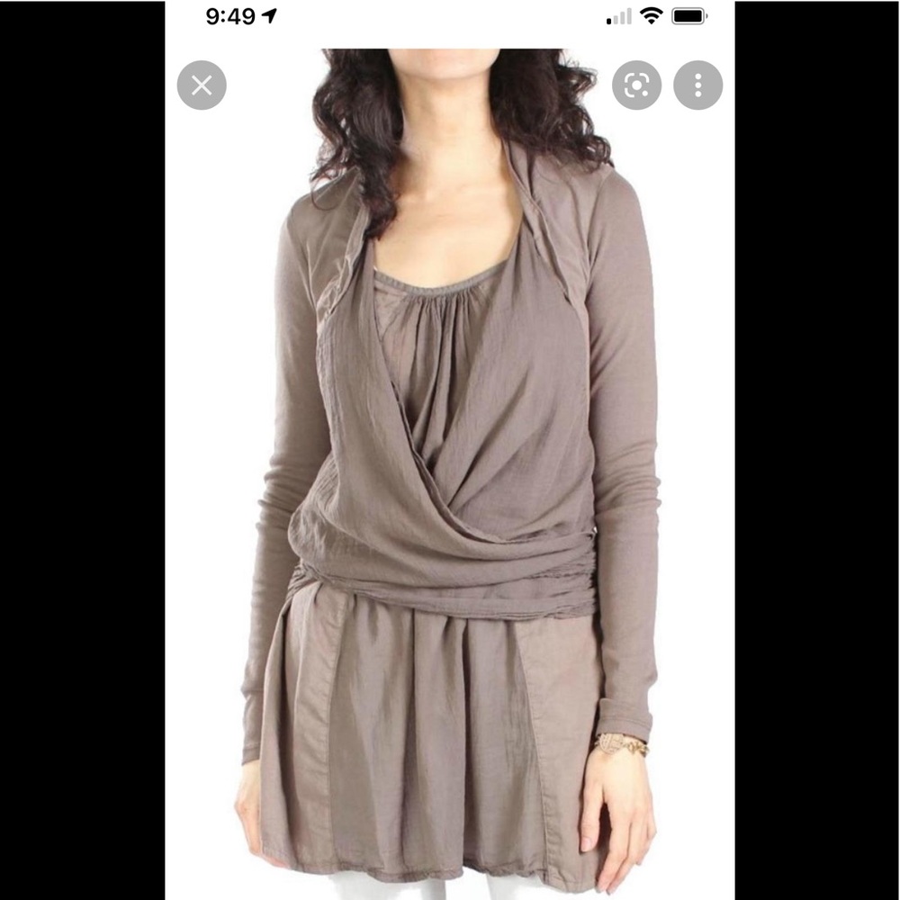 Prairie Underground Austen top Wrap Lagenlook Rustic